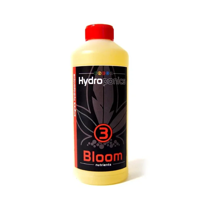 12345 Hydroponics – N°3 Bloom – 500ml , Blütendünger, Erde, Hydro ,Kokos