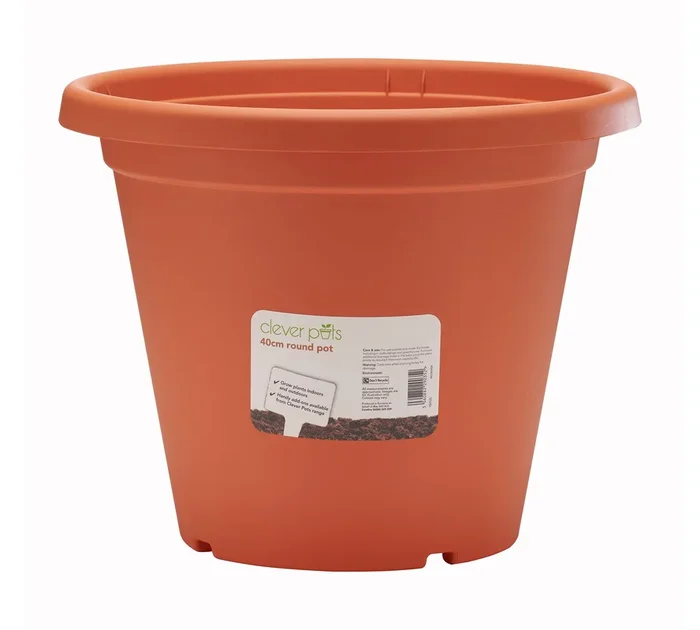 40 cm Blumentopf rund terrakotta