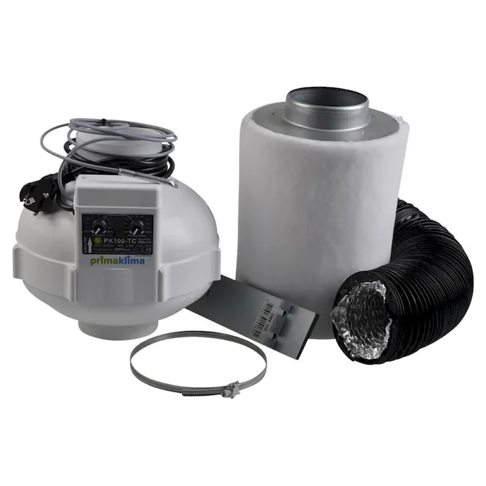 Abluftsets Prima Klima TC 280m³/h – 800m³/h Drehzahl und Klimaregler