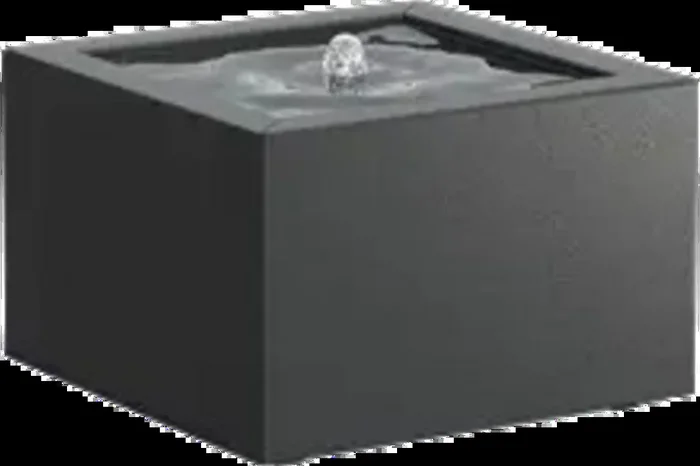 ADEZZ Wassertisch Quadratisch aus Aluminium, 60 x 60 x 40 cm
