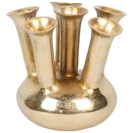Aluminium-Auslaufvase Gold 20 cm