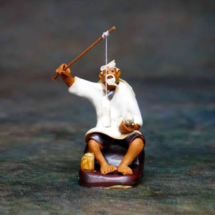 Angler Dekofigur