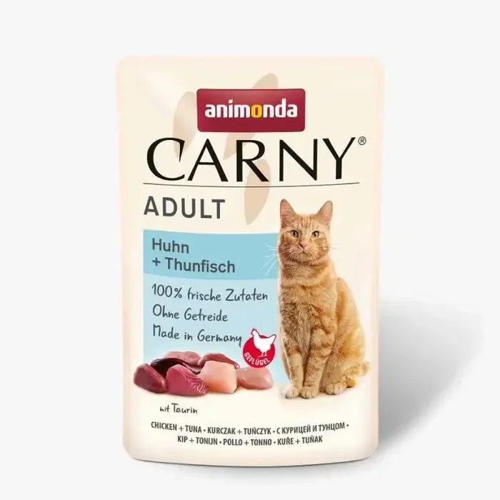 Animonda Cat Carny Adult, Huhn und Thunfisch, 85 g