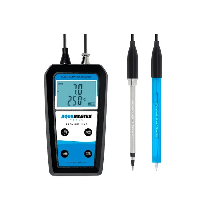 AquaMaster Tools – Tragbarer Substrat-Tester H600 Pro – pH, EC, PPM, TD