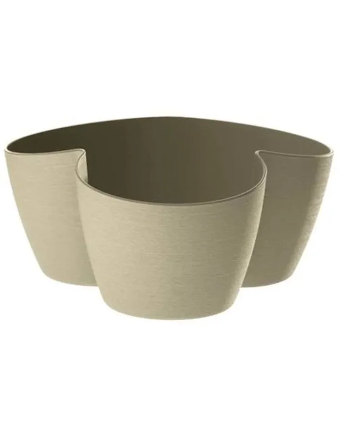 Asso WC-Sitz 3 Sitze 14 cm Mandel
