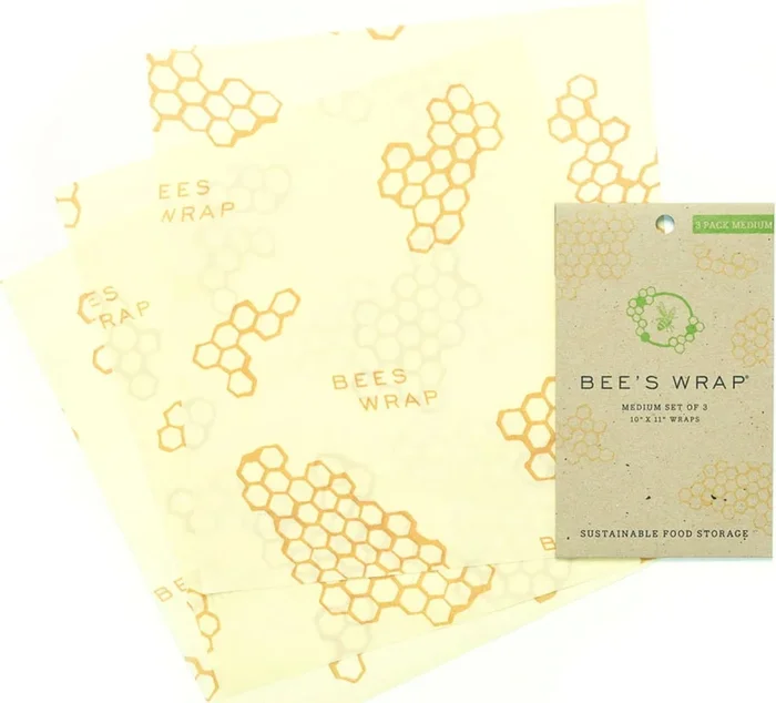 Bee’s Wrap Bienenwachstuch 3er Set, Large (33x35cm) (3 Stück)