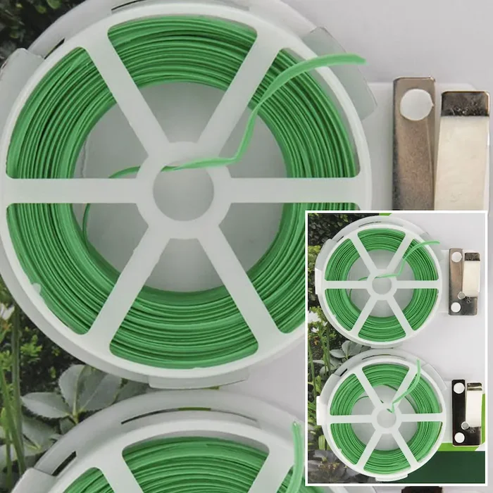 Bindedraht, 2 x 30 m mit Abschneider Bestellnummer 7706360