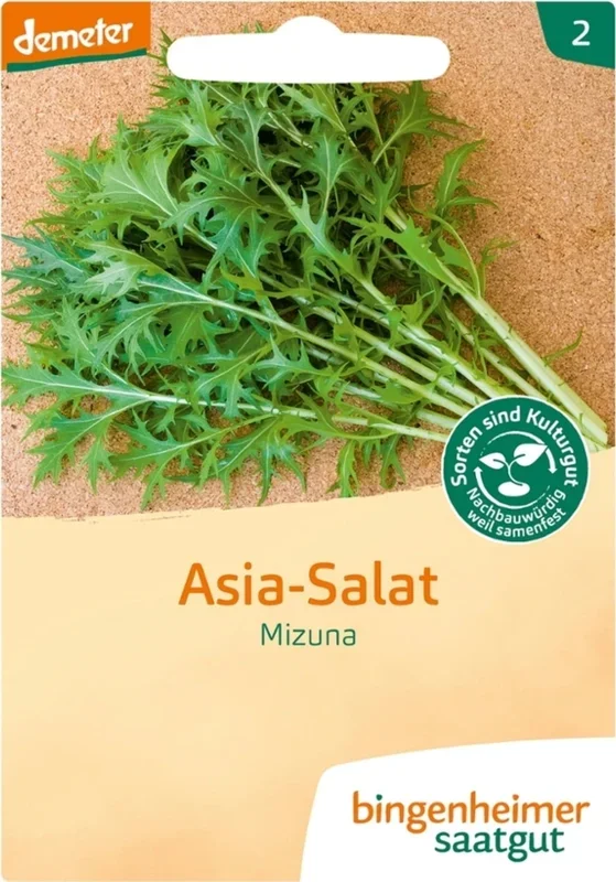 Bingenheimer Saatgut Asia Salat „Mizuna“