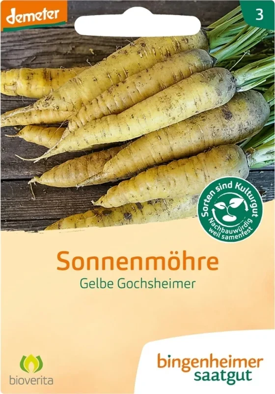 Bingenheimer Saatgut Möhren, spät „Gelbe Gochsheimer“