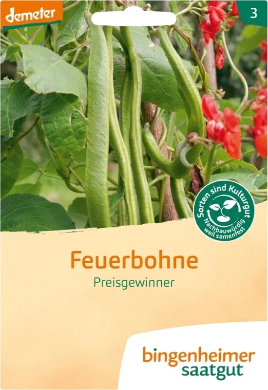 Bingenheimer Saatgut Prunkbohne „Preisgewinner“