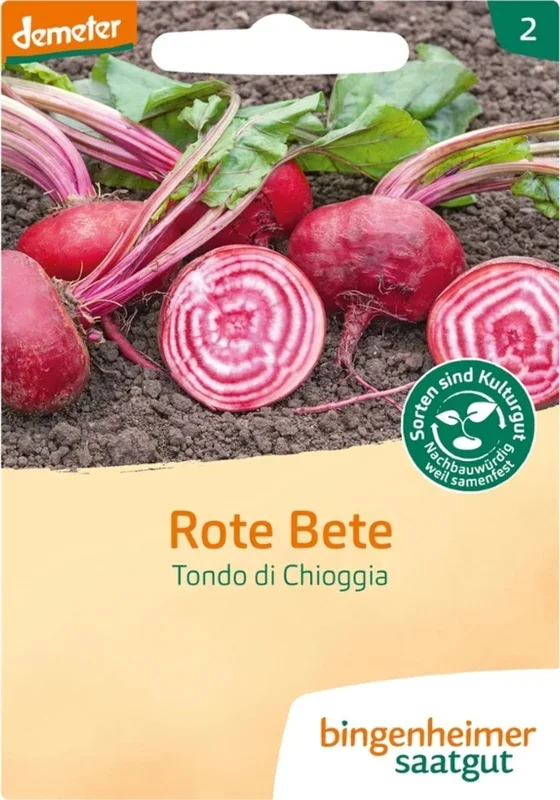 Bingenheimer Saatgut Rote Bete „Tondo di Chioggia“