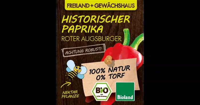 Bio Historischer Paprika ‚Roter Augsburger‘
