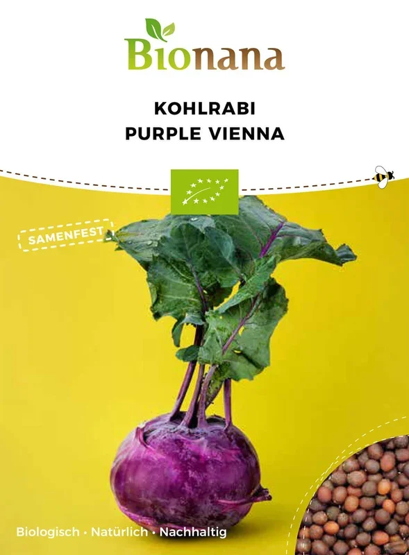 BIO Kohlrabi Purple Vienna