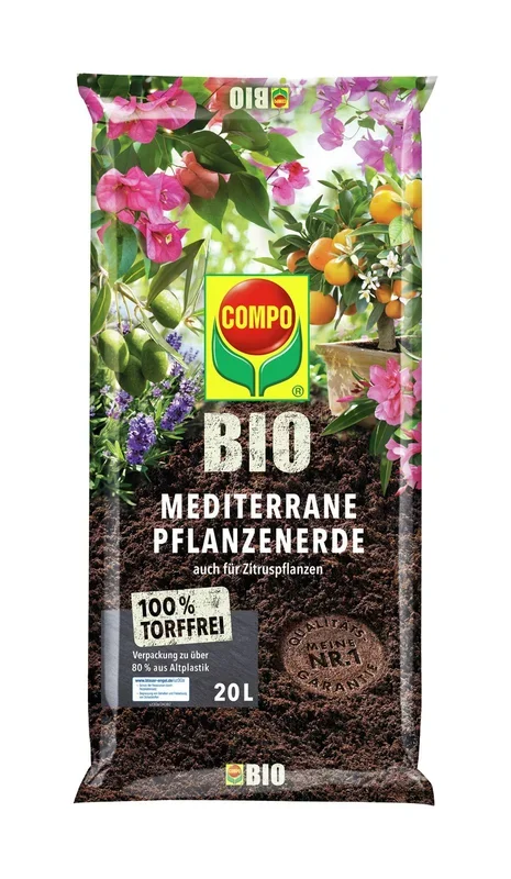 BIO Mediterrane Pflanzenerde torffrei (20 l)