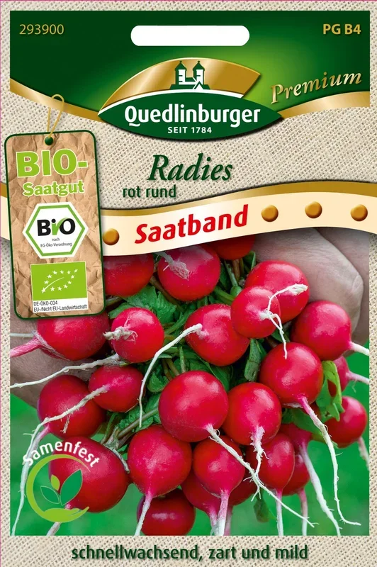 Bio-Radies rot (Saatband)