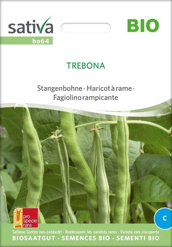 BIO Stangenbohne Trebona