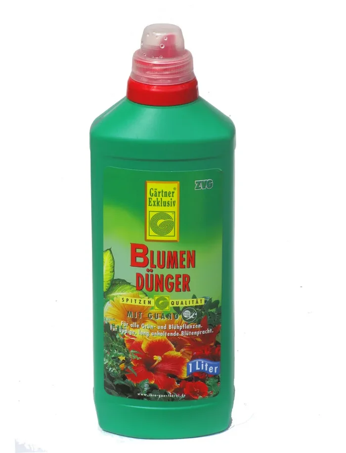 Blumendünger mit Guano – Flüssigdünger 1 Liter