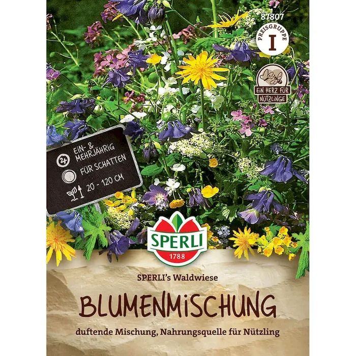 Blumenmischung ‚Blühende Waldwiese‘ Bestellnummer 9904044