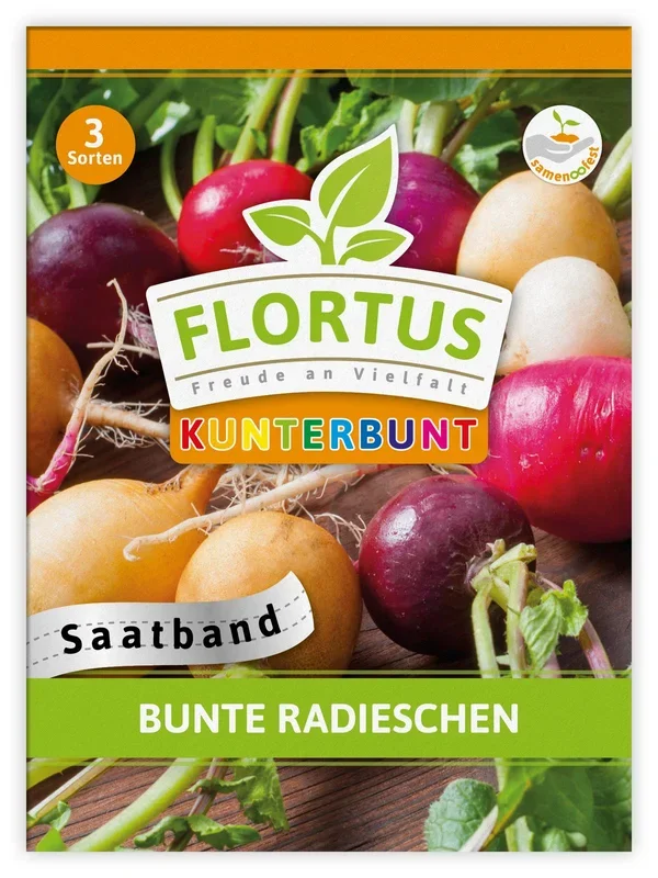 Bunte Radieschen (Saatband)