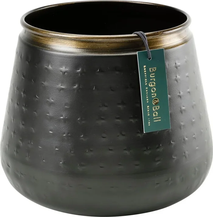 Burgon & Ball Blumentopf „Sahara“ aus Metall, Ø 28 x H 24 cm