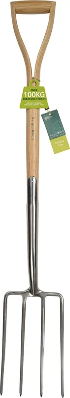 Burgon & Ball Rostfreie Spatengabel, L 98 cm