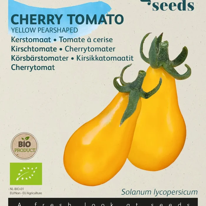 Buzzy Organic Seeds BIO Cherrytomaten Yellow Pearshaped