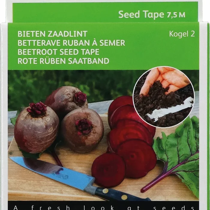 Buzzy Seeds Rote Rüben Runde Kugel 2 Saatband