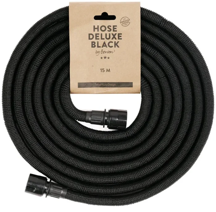 by Benson Gartenschlauch Deluxe „Schwarz“, 15 m