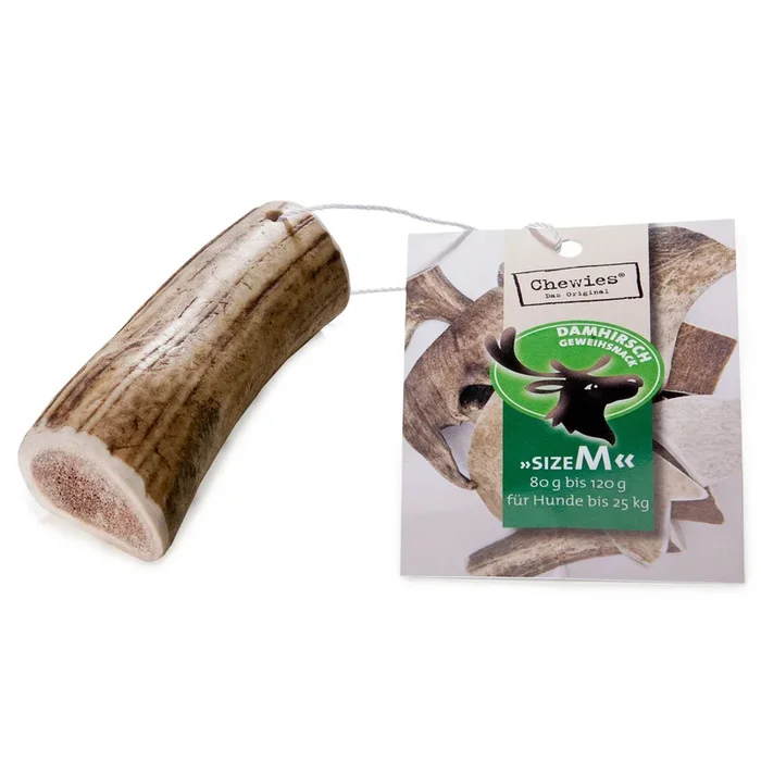 Chewies Damhirsch-Geweihsnack M, 80–120 g