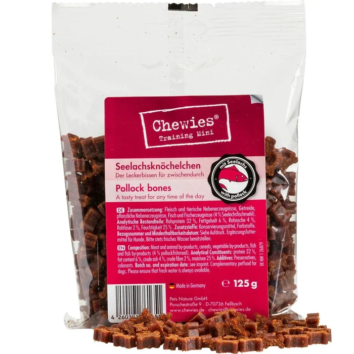 Chewies Premium, Mini Lachs, 125g