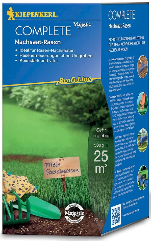 Complete Nachsaat-Rasensamen, 0,5 kg