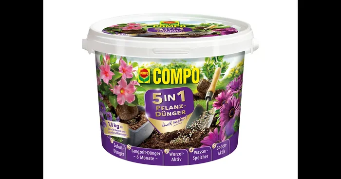 Compo 5in1 Pflanzdünger und mehr