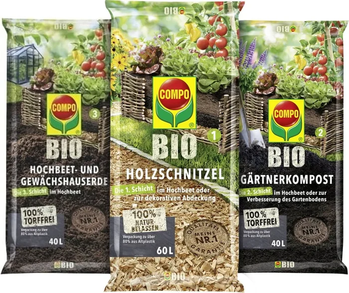 COMPO Hochbeet-Befüllung für 200x75x80