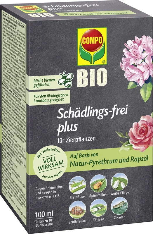 COMPO Schädlings-frei plus für Zierpflanzen, 100 ml – Reg-Nr.: 3141-901