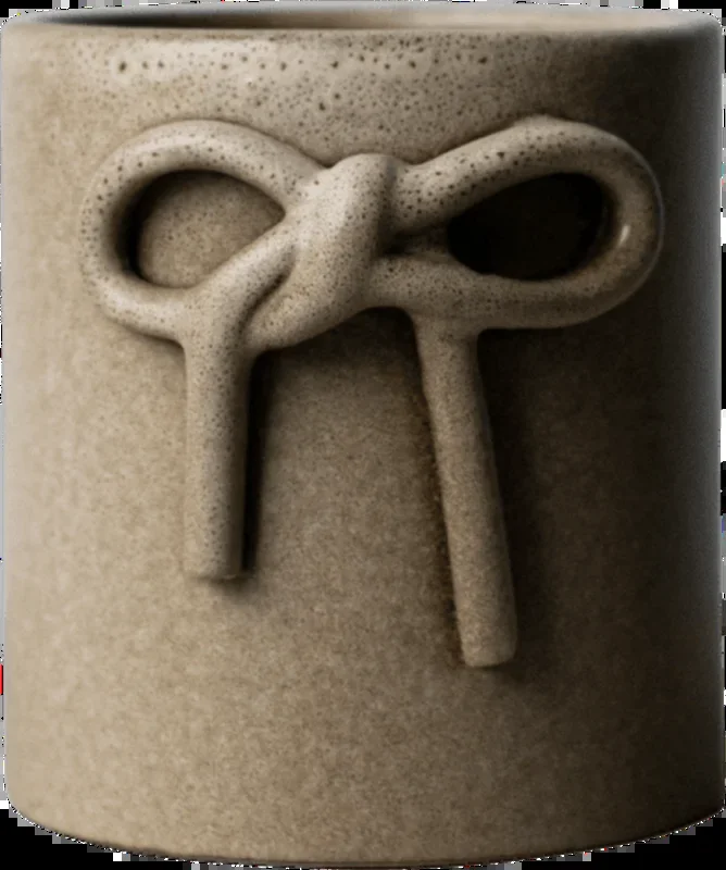 DBKD BOW POT beige, small