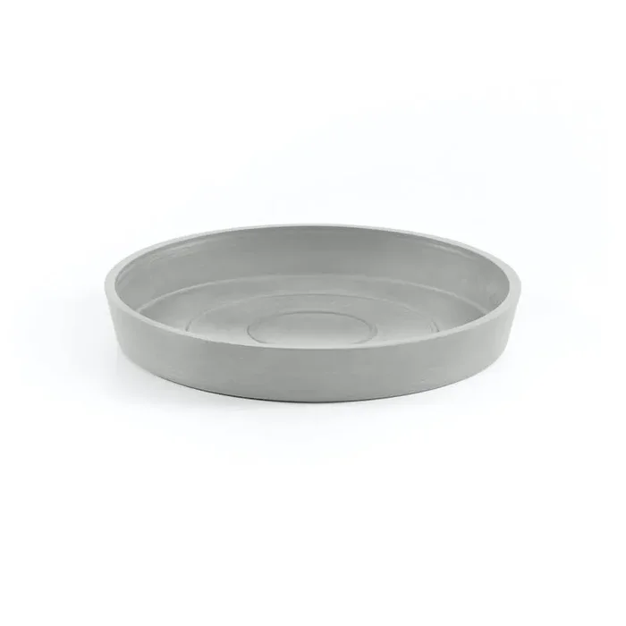 Ecopots Amsterdam Untertasse Hellgrau 30cm