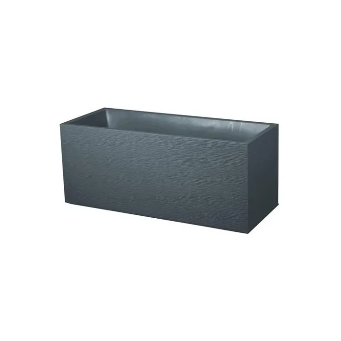 EDA Plastiques – Blumenkasten Loft XL – Graphit – Anthrazitgrau – 98L