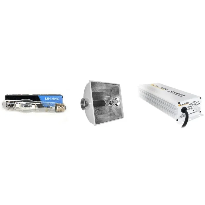 ELECTRONIC 600w SUPERLUMENS 19-Ballast-Reflektor-Glühbirne Beleuchtungs-Set