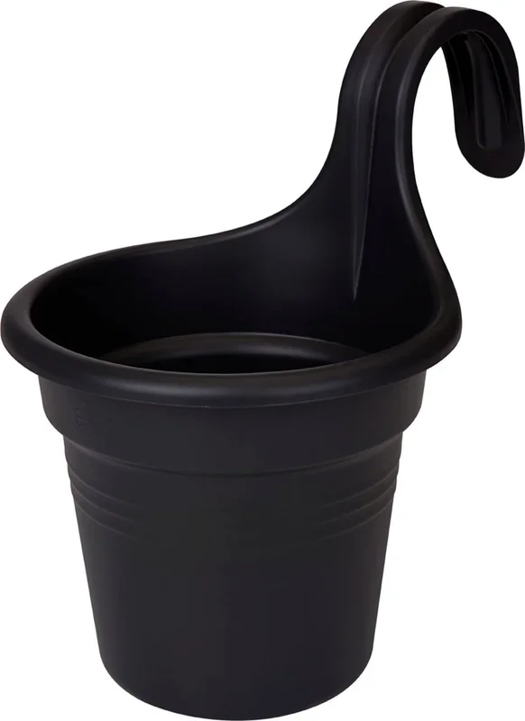 elho green basics Easy Hängetopf, lebhaft schwarz