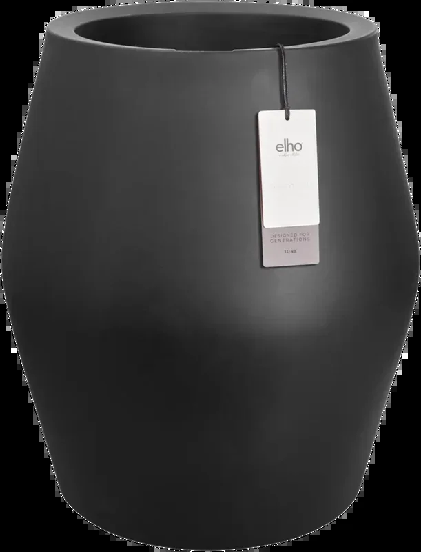 elho Pflanzgefäß june split high 46cm, schwarz