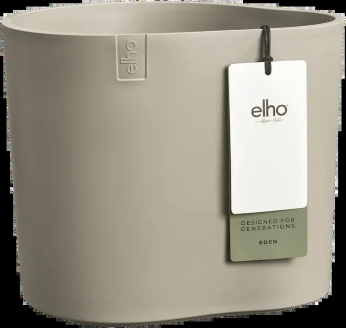 elho Pflanztopf eden, 25 cm, leinenweiß