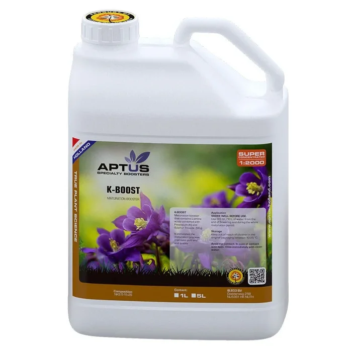 Engrais APTUS Premium collection K-Boost 5L, booster de potassium en floraison