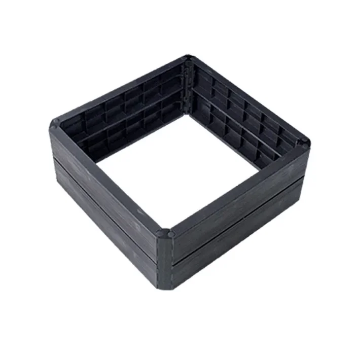 Ergo Quadro S – Gemüsegarten aus Kunststoff 4 Wände: 60cm x 60cm x 25cm