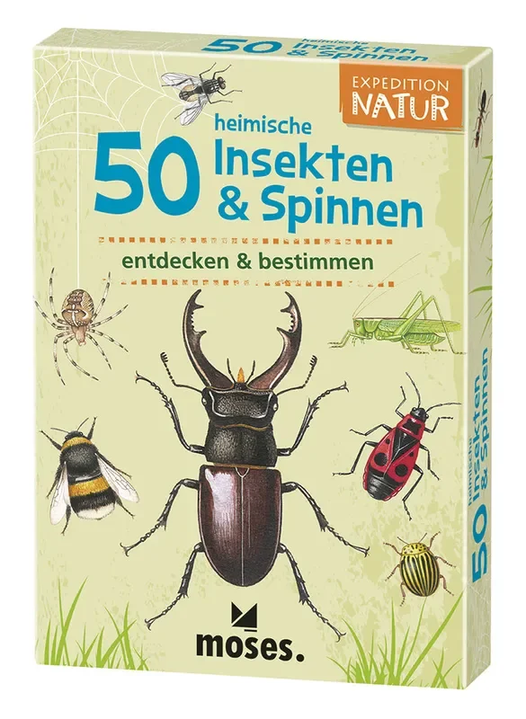Expedition Natur – 50 heimische Insekten & Spinnen