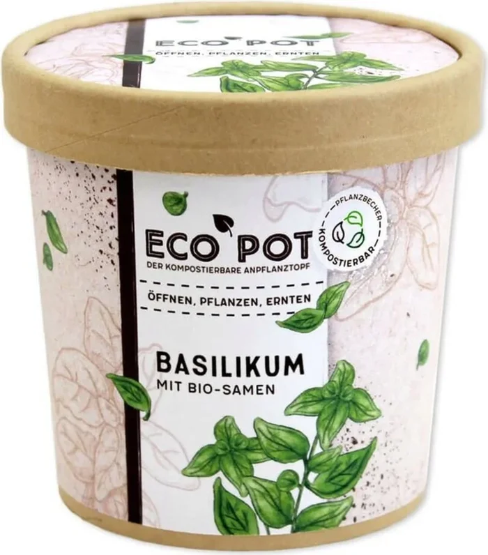 Feel Green ecopot „Basilikum“