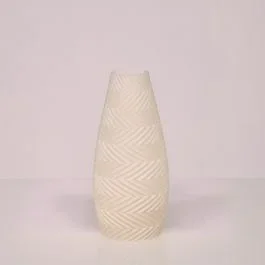 Felicia 3D-Wandvase 18x8x5cm Weiß