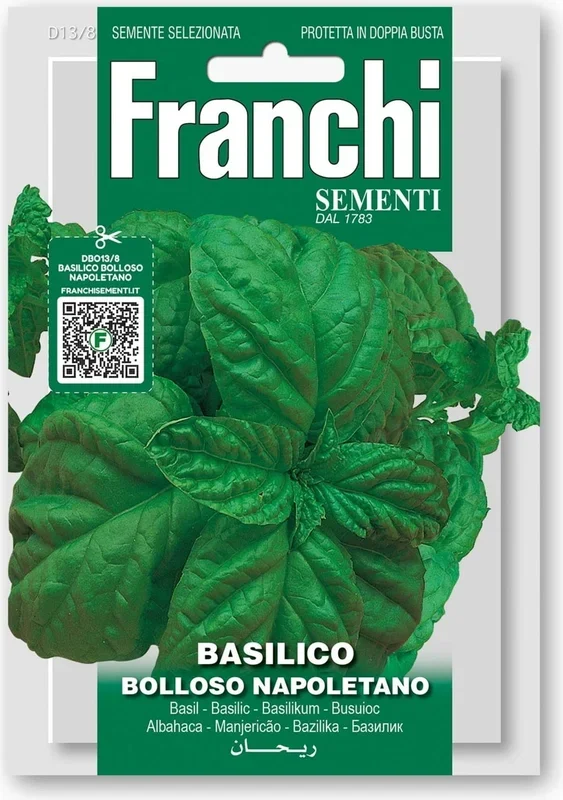 Franchi Sementi Basilikum „Bolloso Napoletano“