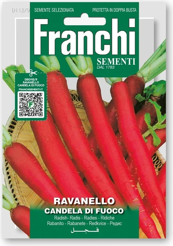 Franchi Sementi Radieschen „Candela di fuoco“