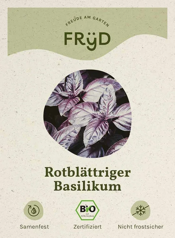 Fryd BIO Basilikum rotblättrig