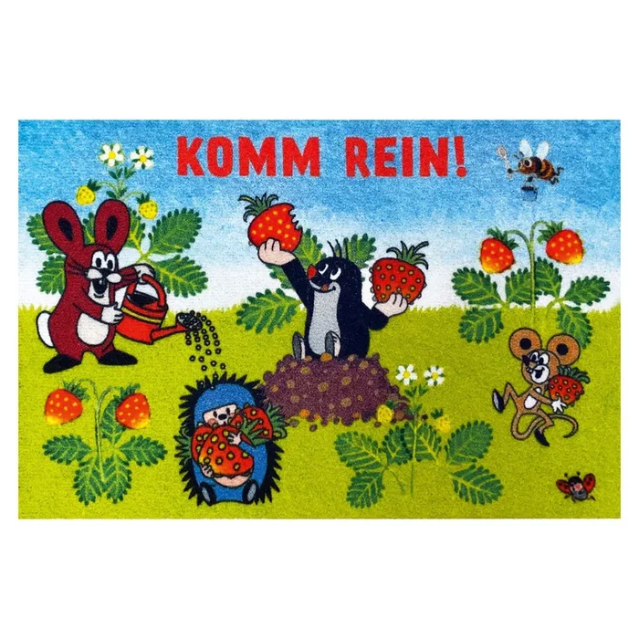 Fußmatte ‚Der kleine Maulwurf. Komm rein!‘, 40 x 60 cm